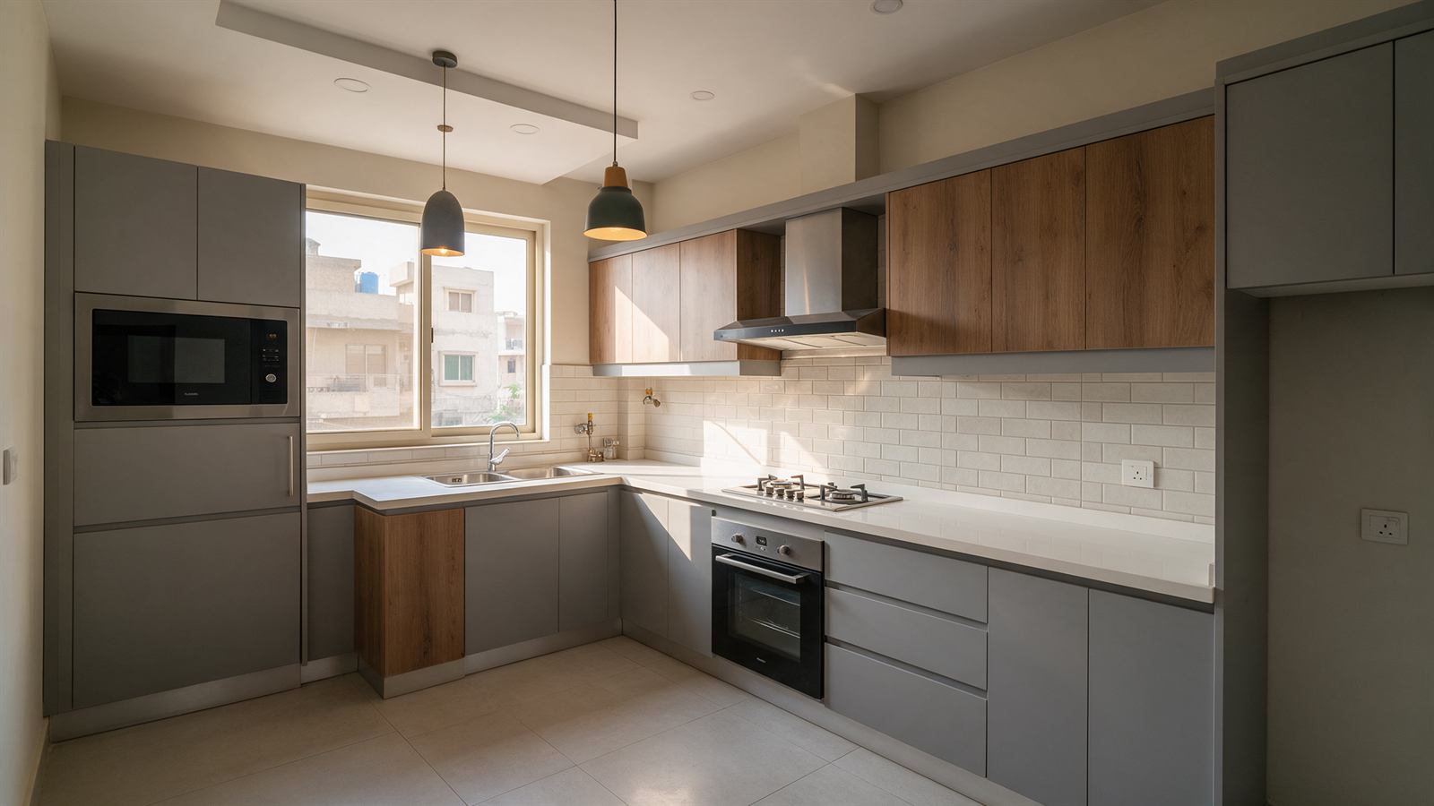 Renovated modern kitchen